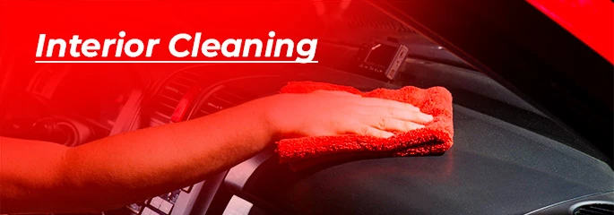 Interior cleaning products banner