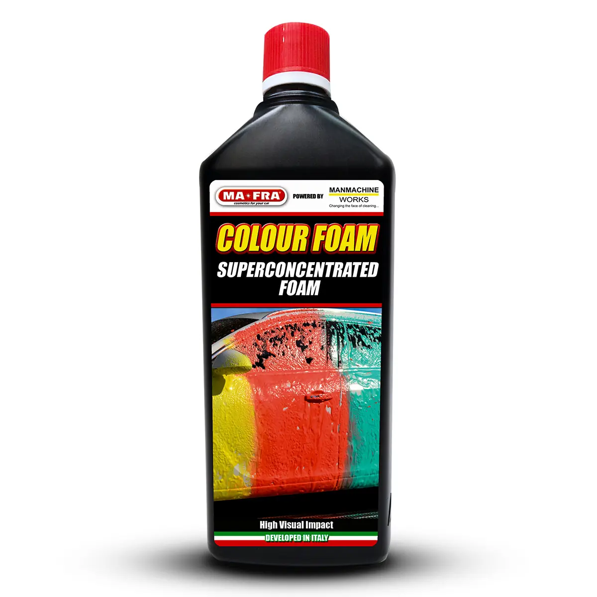 Mafra Car Wash Colour Foam Shampoo Red Vehicle Interior Cleaner  (1 L)