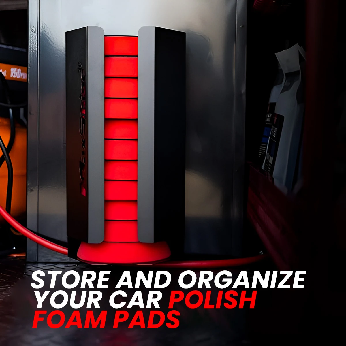 6"" Foam Pads Holder, Quality Steel with Paint and Holder for Professional Detailing Tools