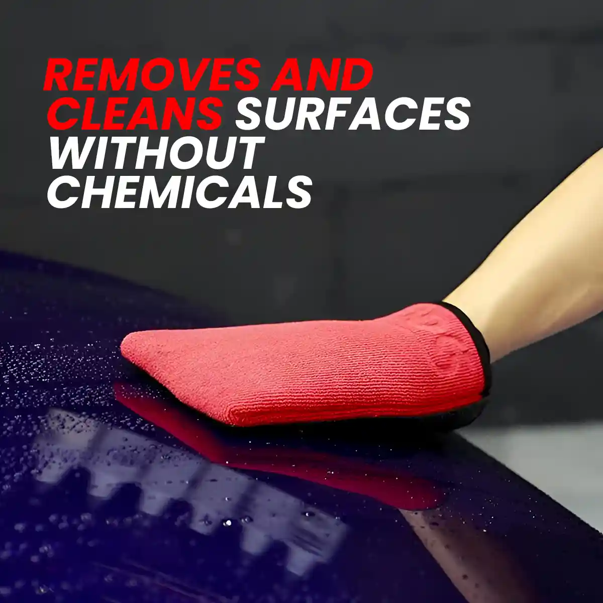 Clay Mitt and Fine Grade for Surface Decontamination