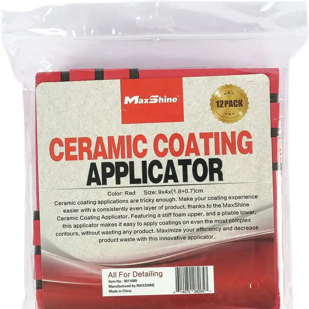 Ceramic Coating Applicator (12 Pieces per pack) and Applicator for Professional Detailing Tools