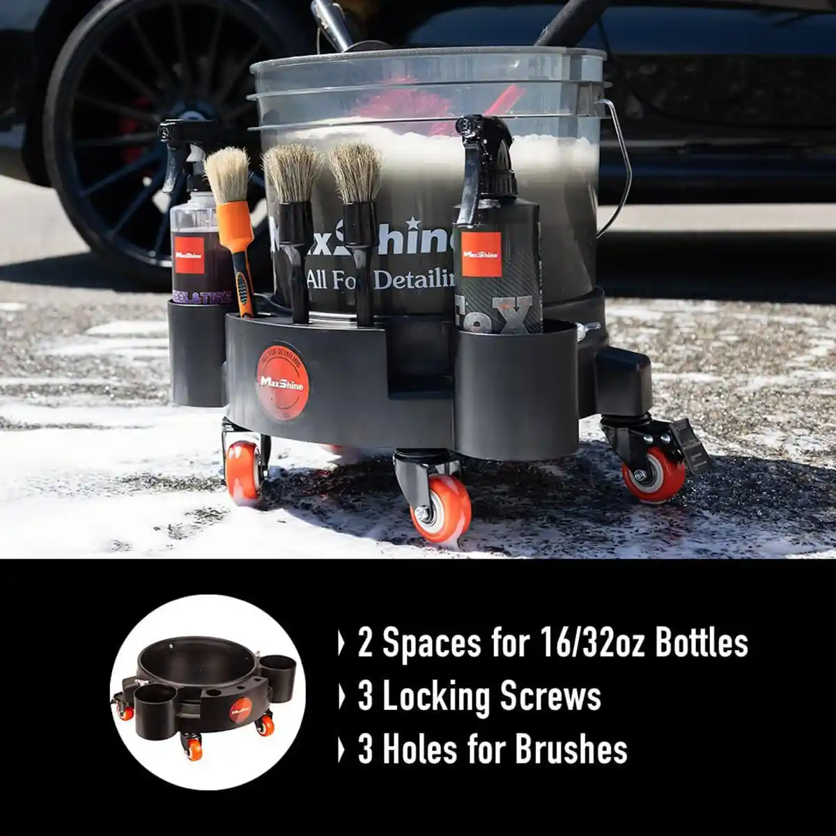 Rolling Bucket Dolly and Dolly for Professional Machine and Tools