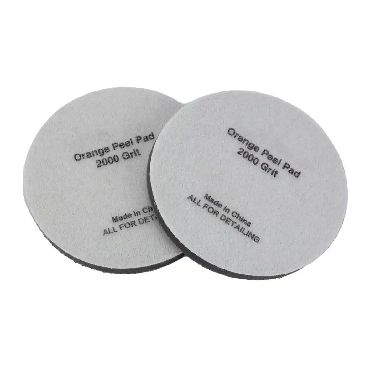 Orange Peel Removal Pad - 2000 Grit Black Denim 5 Inch (2pcs/pack) and Removal Pad for Professional Detailing Tools