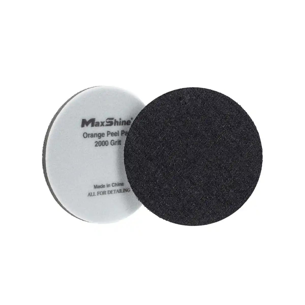 Orange Peel Removal Pad - 2000 Grit Black Denim 5 Inch (2pcs/pack) and Removal Pad for Professional Detailing Tools