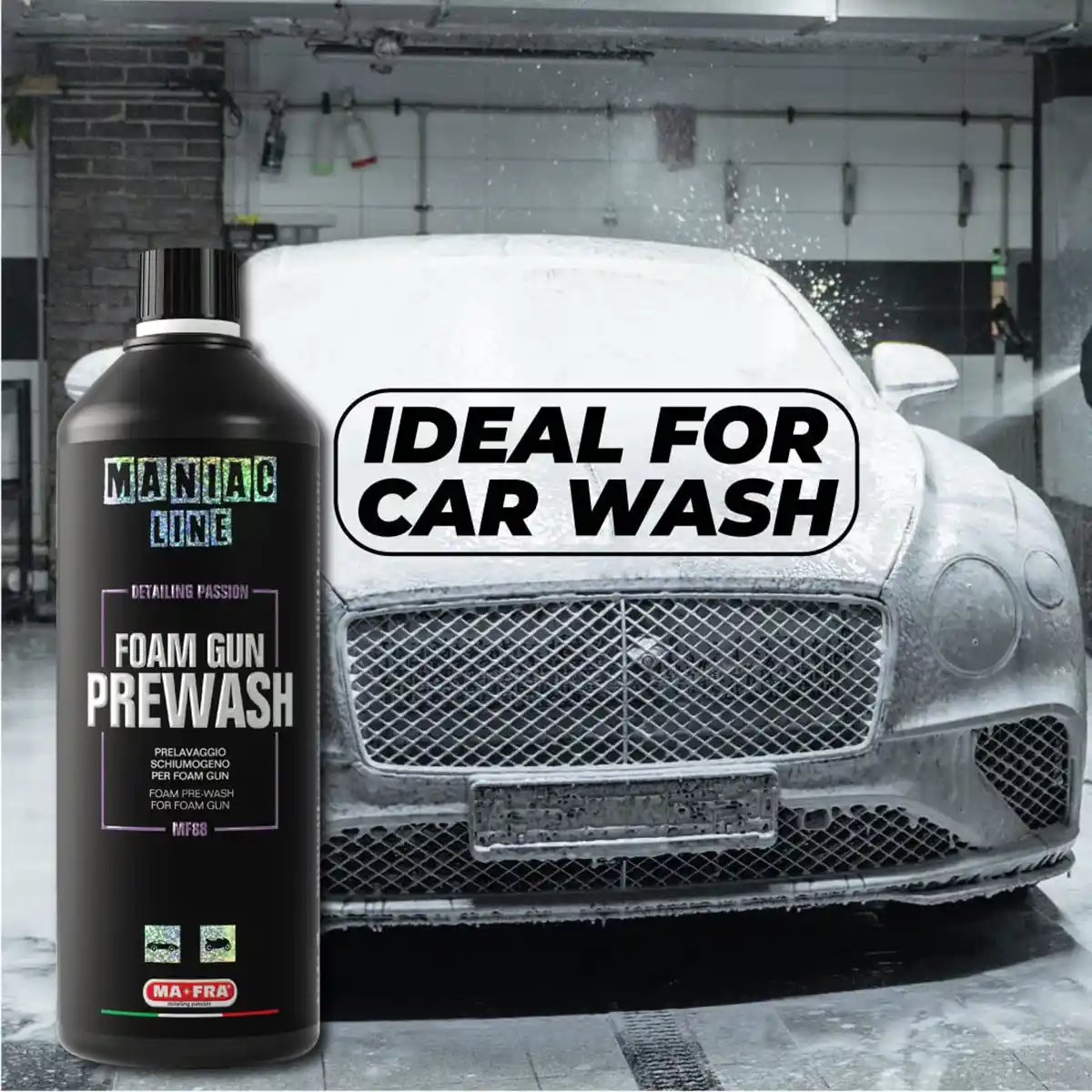 Foam Gun Prewash and Prewash for Professional Exterior Care