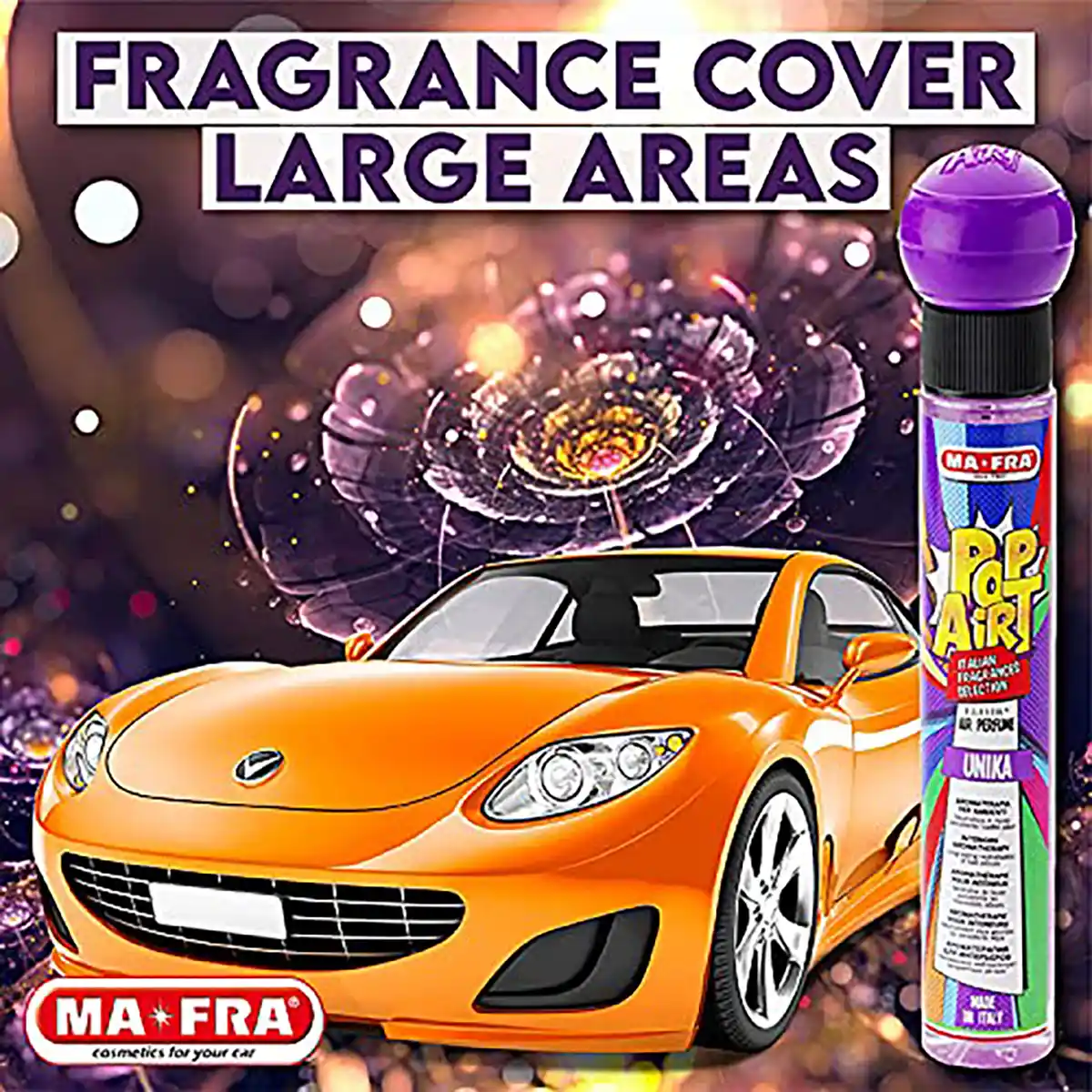 POP ART Car Perfumes (Various Scents) and Car Perfume for Professional Interior Care