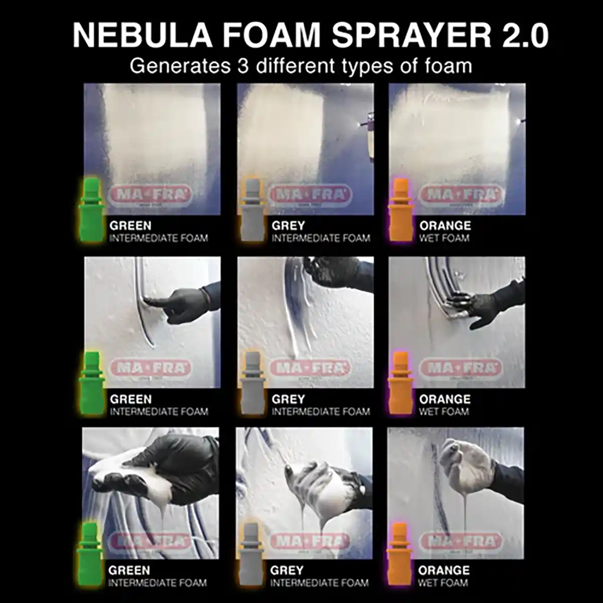 Nebula Foam and Foam for Professional Exterior Care