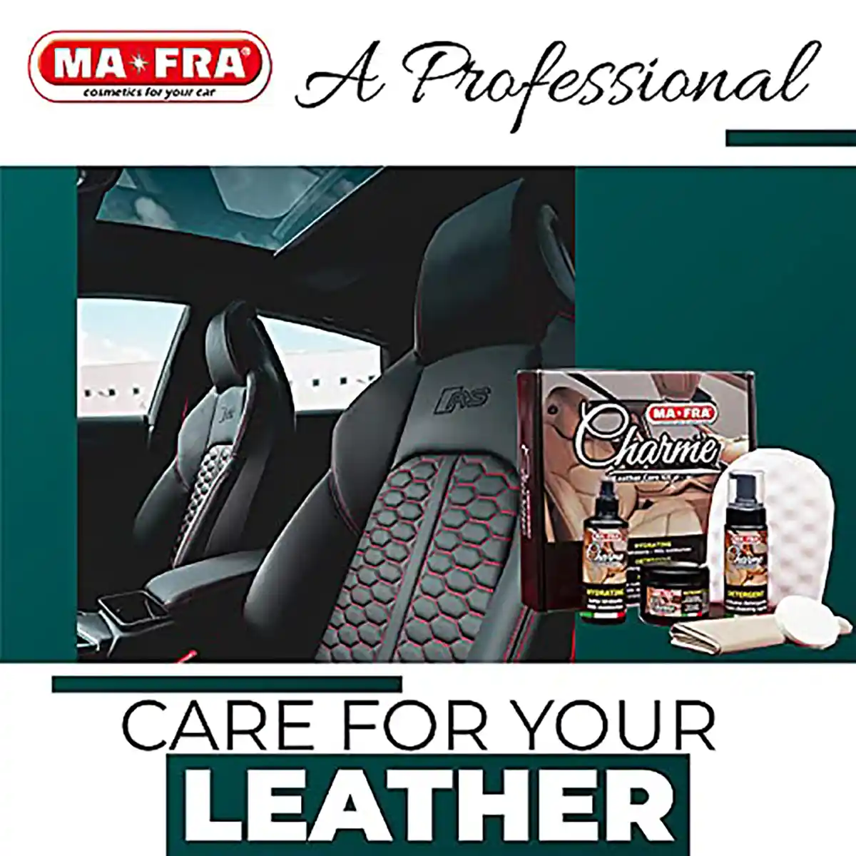 Leather Cleaning Conditioning Kit and Leather Care for Professional Interior Care