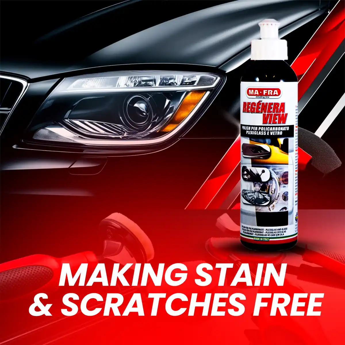 Regenera View and Headlight Cleaner for Professional Exterior Care