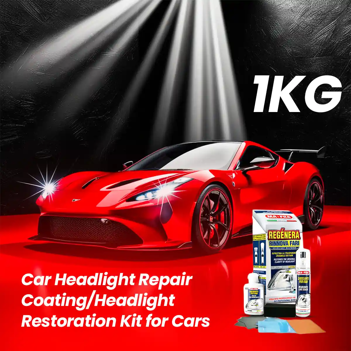 Headlight Kit and Headlight Restoration for Professional Exterior Care