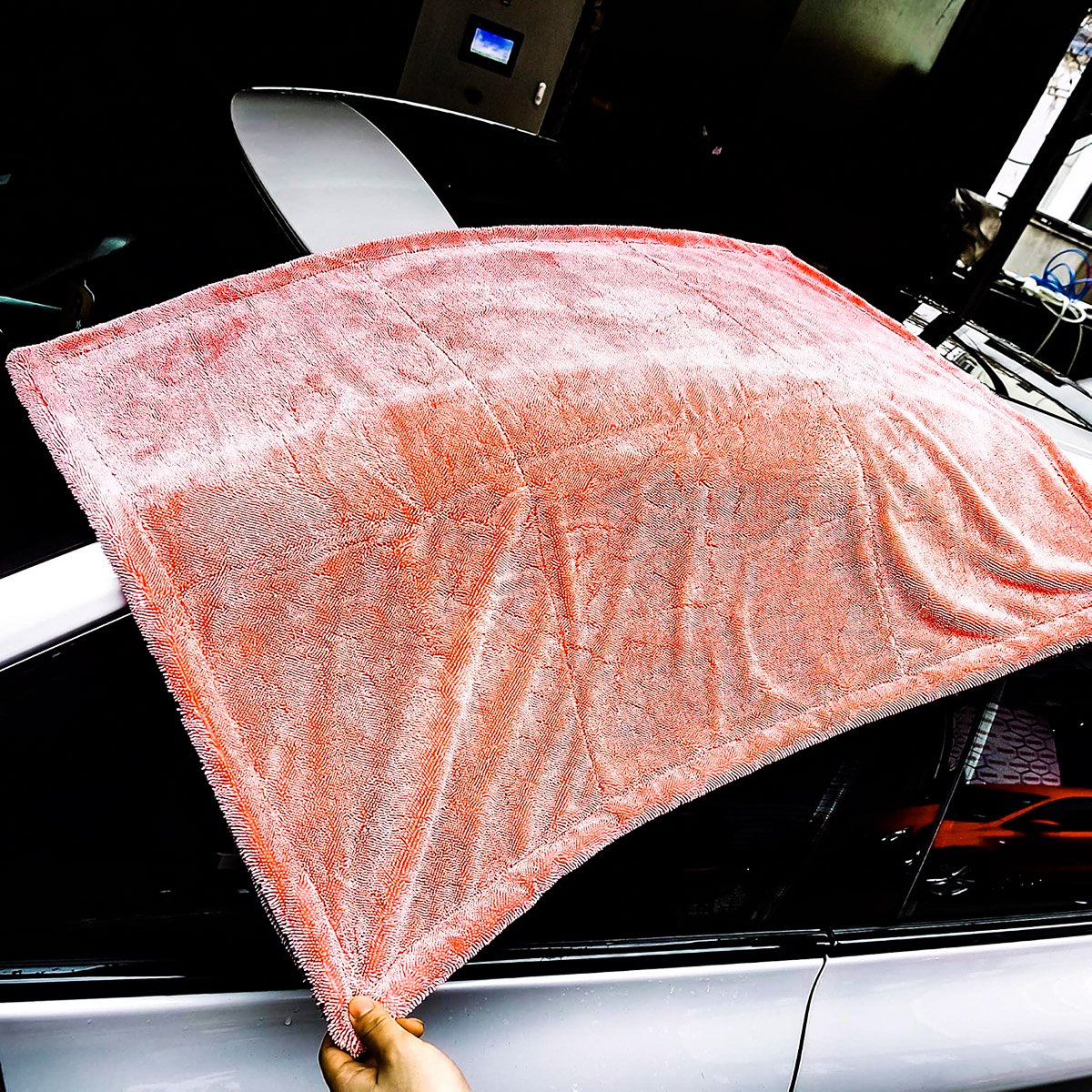 Duo Twisted Colorful Towel (1200 GSM) and Towel for Professional Detailing Tools