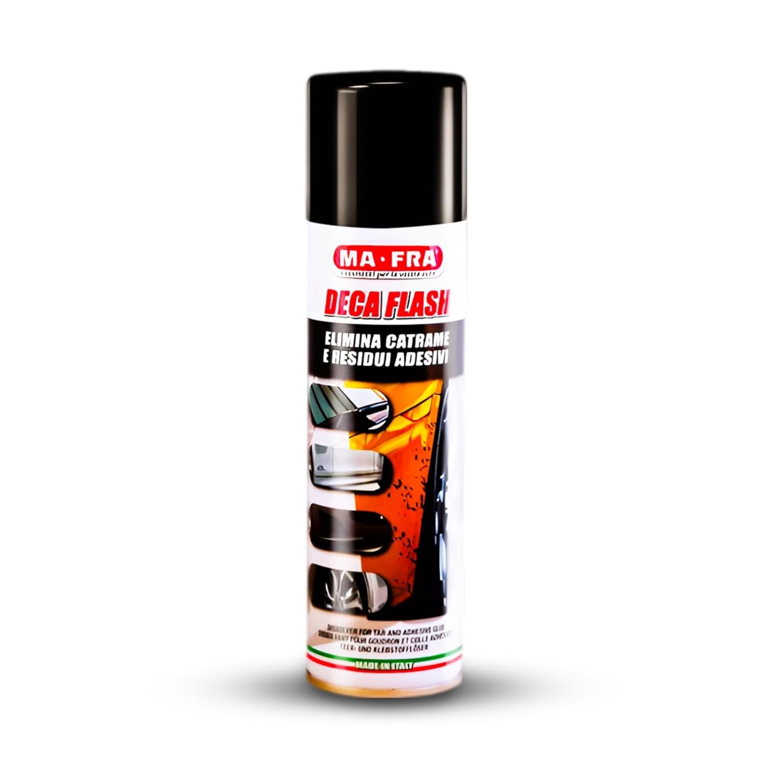 DECA FLASH | Tar & Adhesive Remover Spray 250ml | Removes Tar Spots, Glue Residues, Stickers & Micro-Abrasions | Gentle on Paint