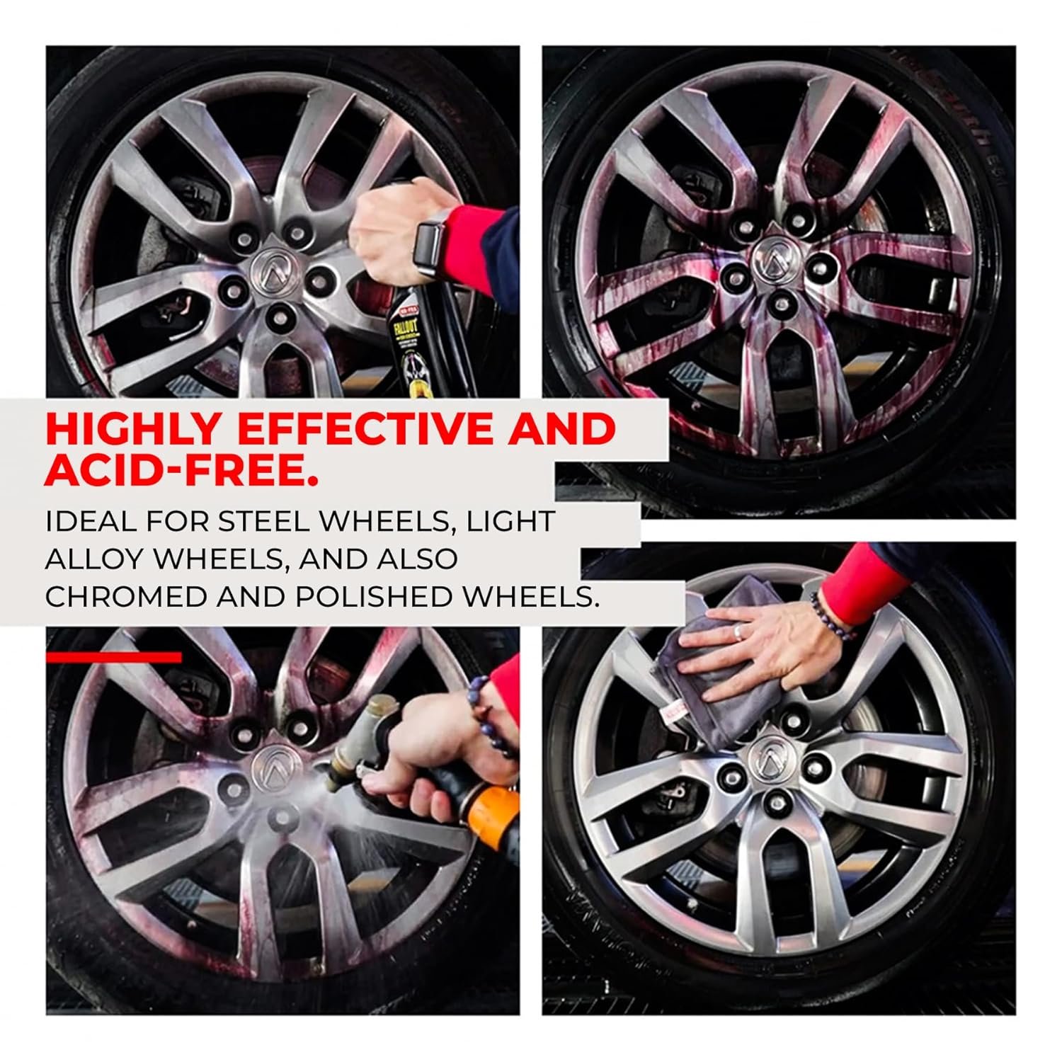 Fallout Remover and 500ml | Iron Dust Removes for car alloy wheels rims & bodywork